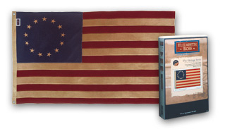 Betsy Ross tea dyed flag