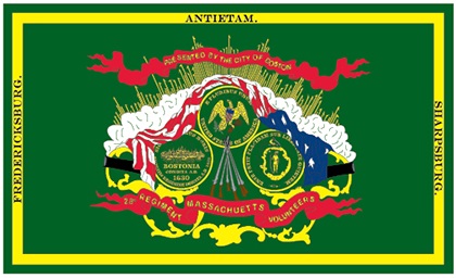9th Massachusetts Irish Brigade Regimental Flag