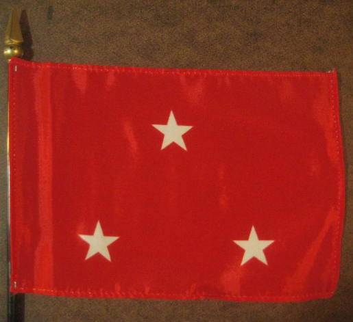 Three Star Army General Flag