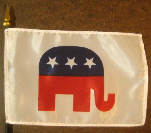 Republican Elephant Flag