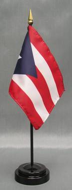 Puerto Rico Desk Flag