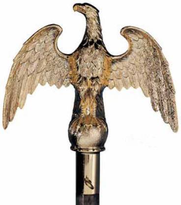 Flagpole eagle