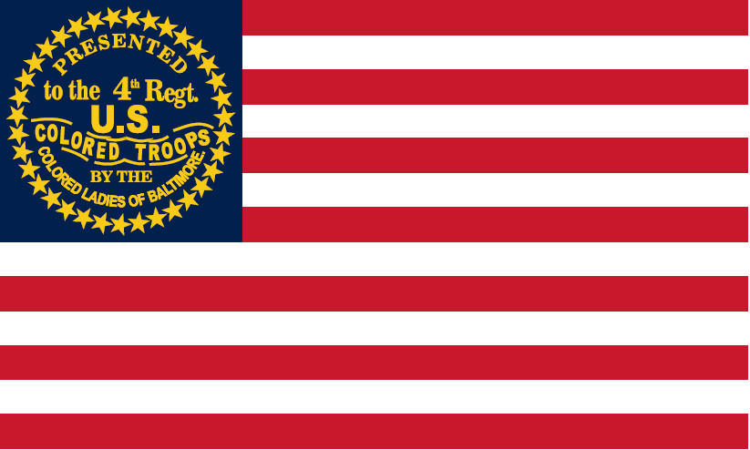 4th Regiment US Colored Troops Flag