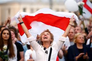 Belarus White Red White Flag
