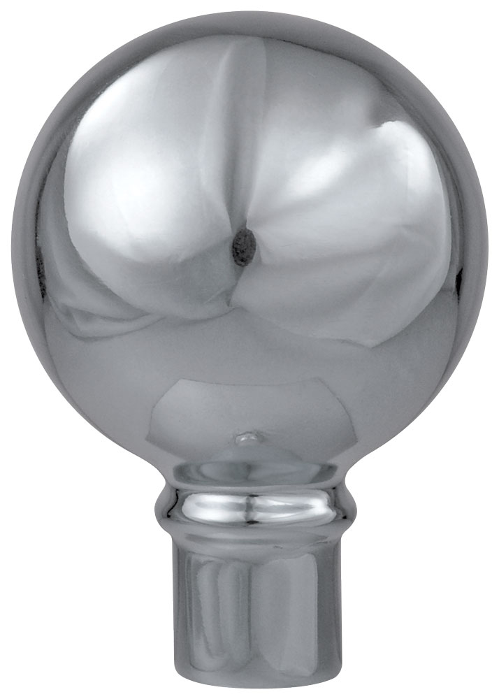 chrome ball flagpole ornament