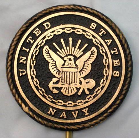 Navy Flag Holder