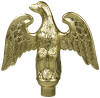 Gold eagle flagpole topper