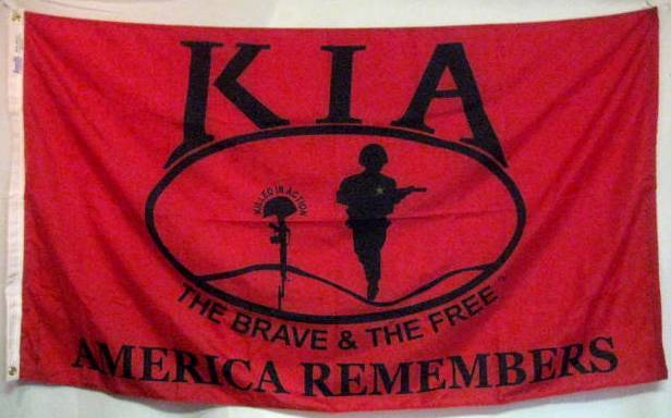KIA Honor flag