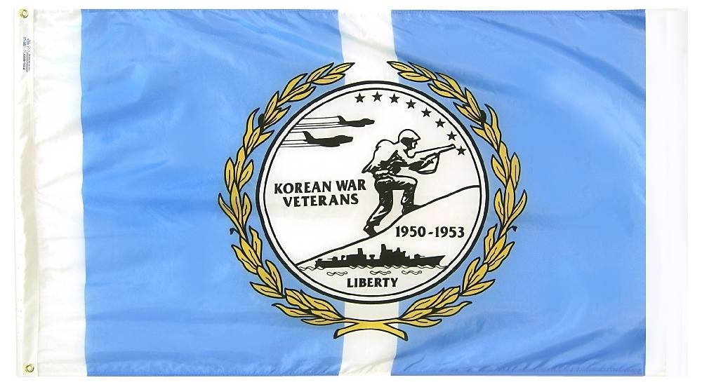 korean war veterans flag