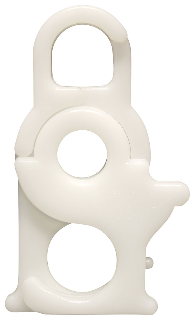 Nylon flag clip