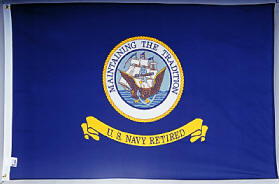 Retired Navy Flag