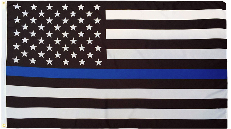 Thin Blue Line Flag