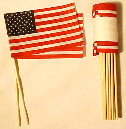 Economy 4x6" Cotton US Flag