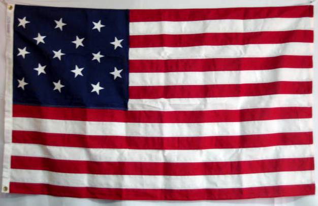 Cotton Star Spangled Banner Flag