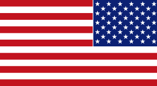 Reverse American Flag Sticker
